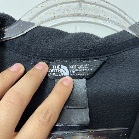 THE NORTH FACE Mens Black Pullover 1/4 Zip Lined Size S/P - Picture 7 of 8